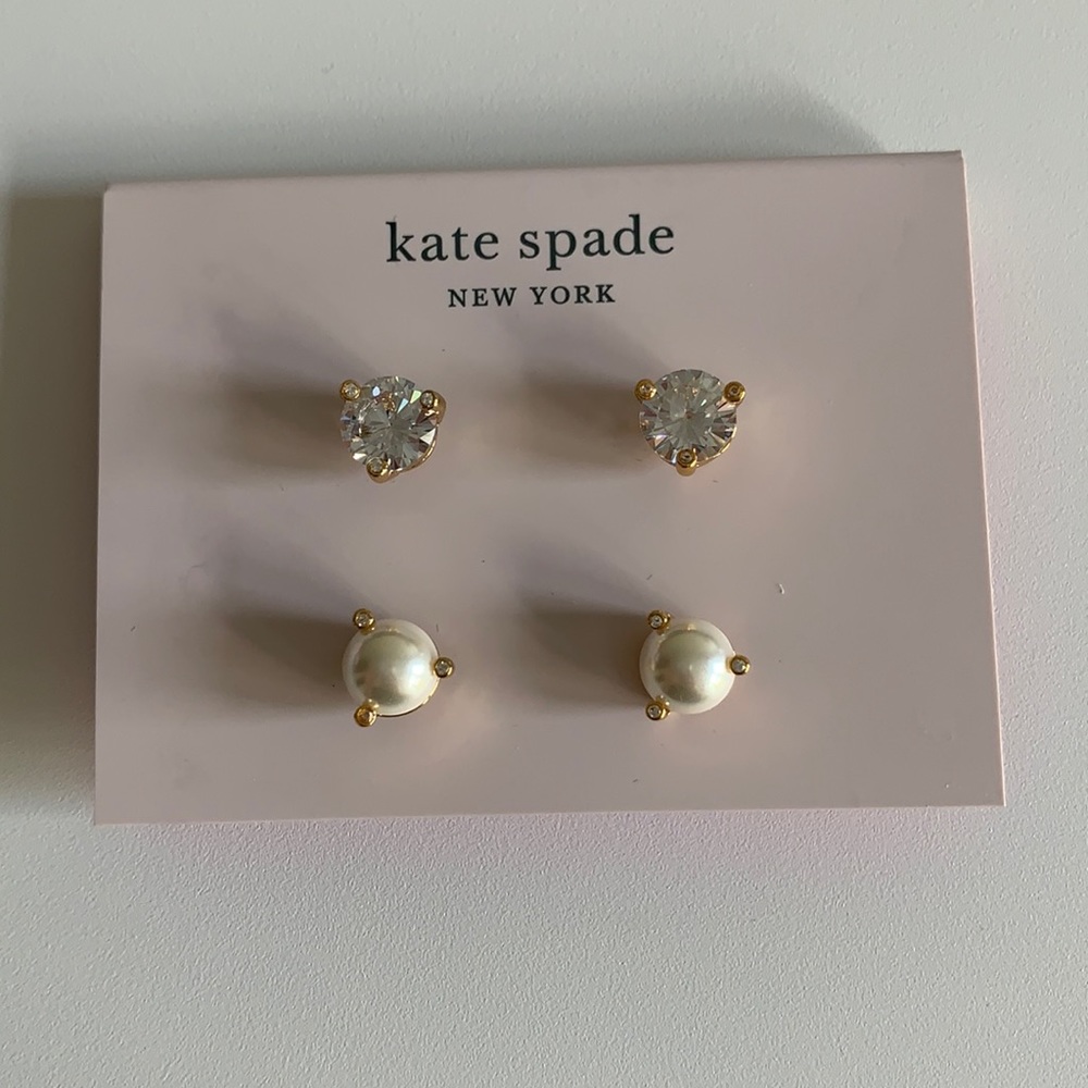 Kate Spade Rise & Shine Earrings 2 pair